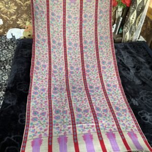 Authentic Kashmiri Pure Pashmina Kani Jama Shawl for Women