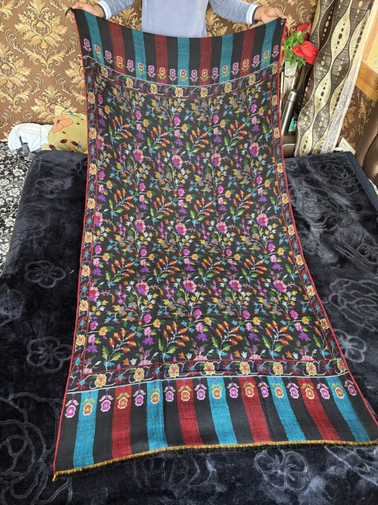 Traditional Kashmiri Kani Jama Shawl